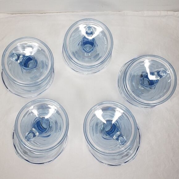 80s Dessert Parfait Cornucopia Glasses - Picture 3 of 9